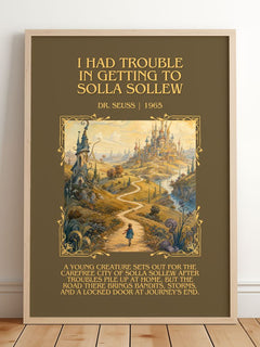 I Had Trouble In Getting To Solla Sollew Minimalist Book Poster – D. – image 2