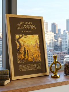 Did I Ever Tell You How Lucky You Are? Minimalist Book Poster – D. – image 3