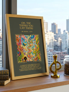 Oh, The Thinks You Can Think! Minimalist Book Poster by Dr. Seuss – image 3