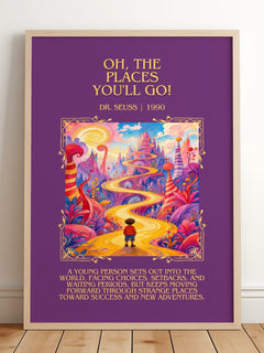 Oh, The Places You'Ll Go! Minimalist Book Poster by Dr. Seuss – image 2