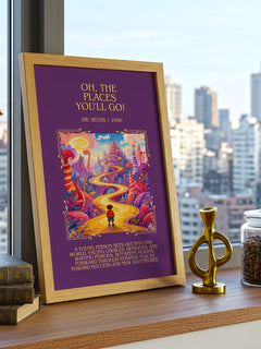 Oh, The Places You'Ll Go! Minimalist Book Poster by Dr. Seuss – image 3