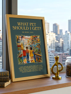 What Pet Should I Get? Minimalist Book Poster by Dr. Seuss – image 3
