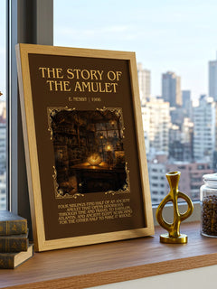 The Story Of The Amulet Minimalist Book Poster by E. Nesbit – image 3