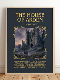 The House Of Arden Minimalist Book Poster by E. Nesbit – image 2