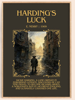 Harding'S Luck Minimalist Book Poster by E. Nesbit – image 1