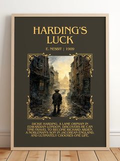 Harding'S Luck Minimalist Book Poster by E. Nesbit – image 2