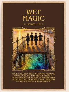 Wet Magic Minimalist Book Poster by E. Nesbit – image 1