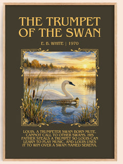 The Trumpet Of The Swan Minimalist Book Poster by E. B. White – image 1