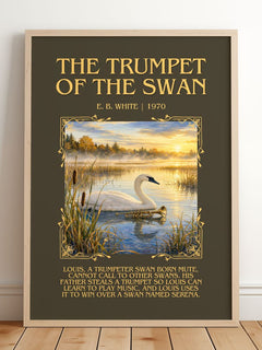 The Trumpet Of The Swan Minimalist Book Poster by E. B. White – image 2
