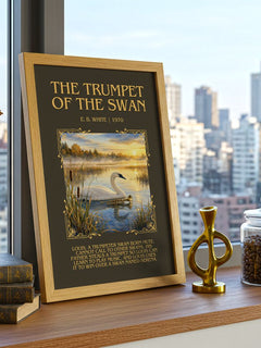 The Trumpet Of The Swan Minimalist Book Poster by E. B. White – image 3