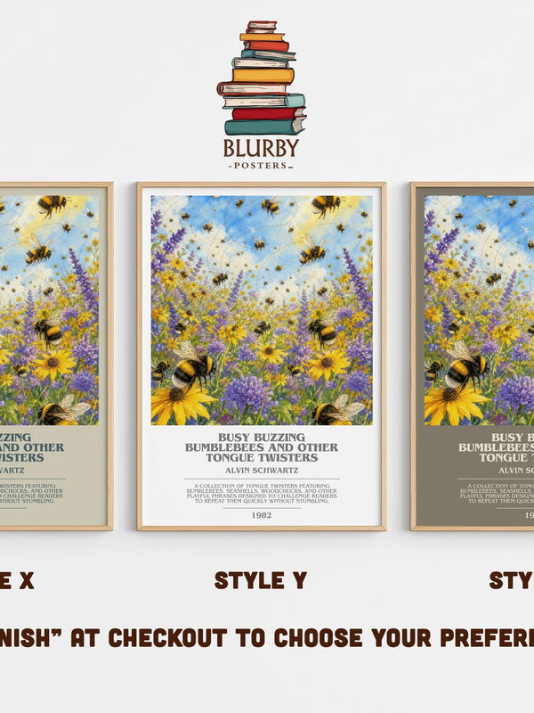 Busy Buzzing Bumblebees And Other Tongue Twisters Bookish Wall Art –