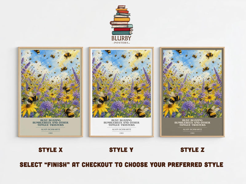 Busy Buzzing Bumblebees And Other Tongue Twisters Book Cover Poster –