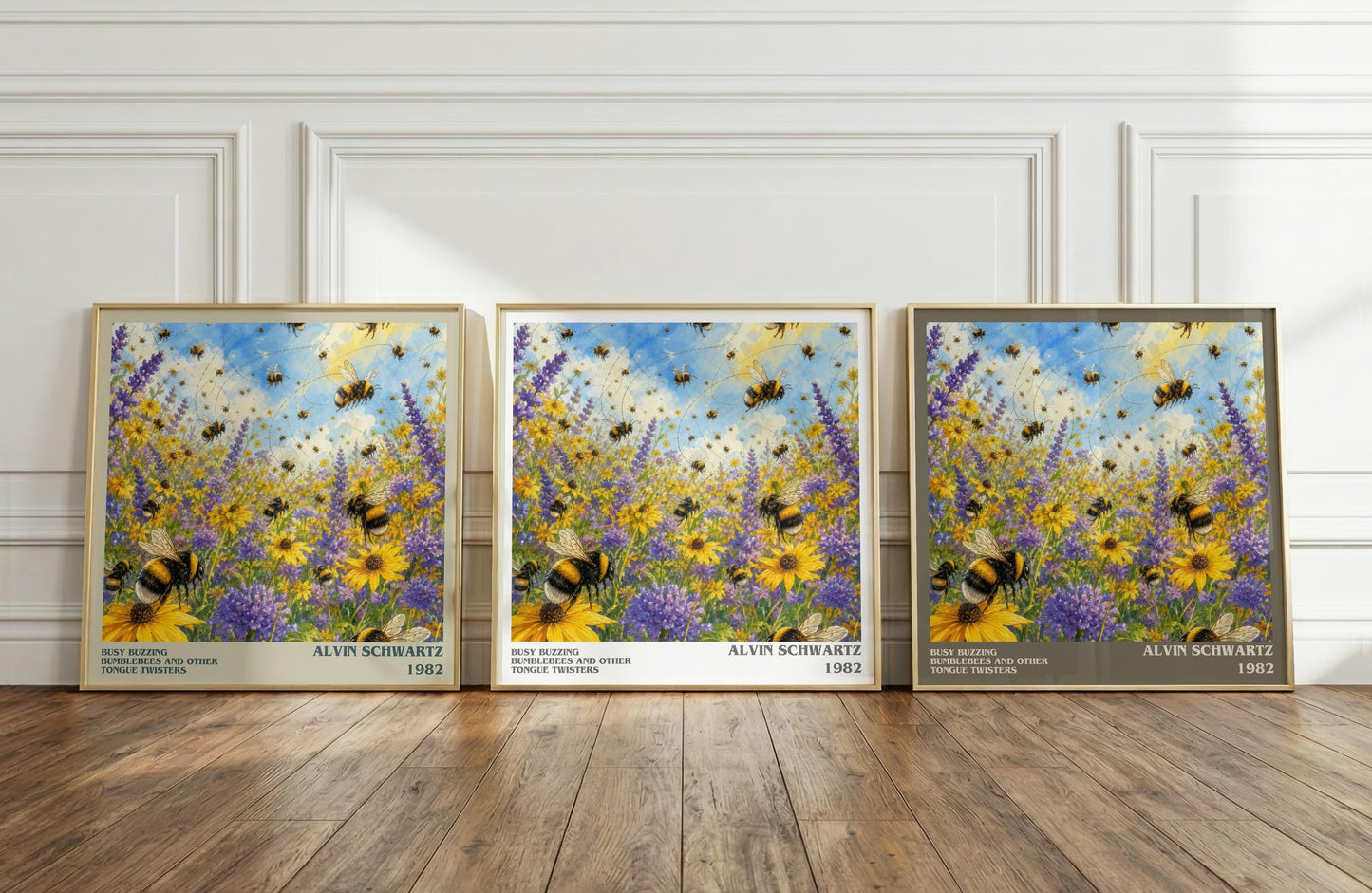 Busy Buzzing Bumblebees And Other Tongue Twisters Literary Art Print