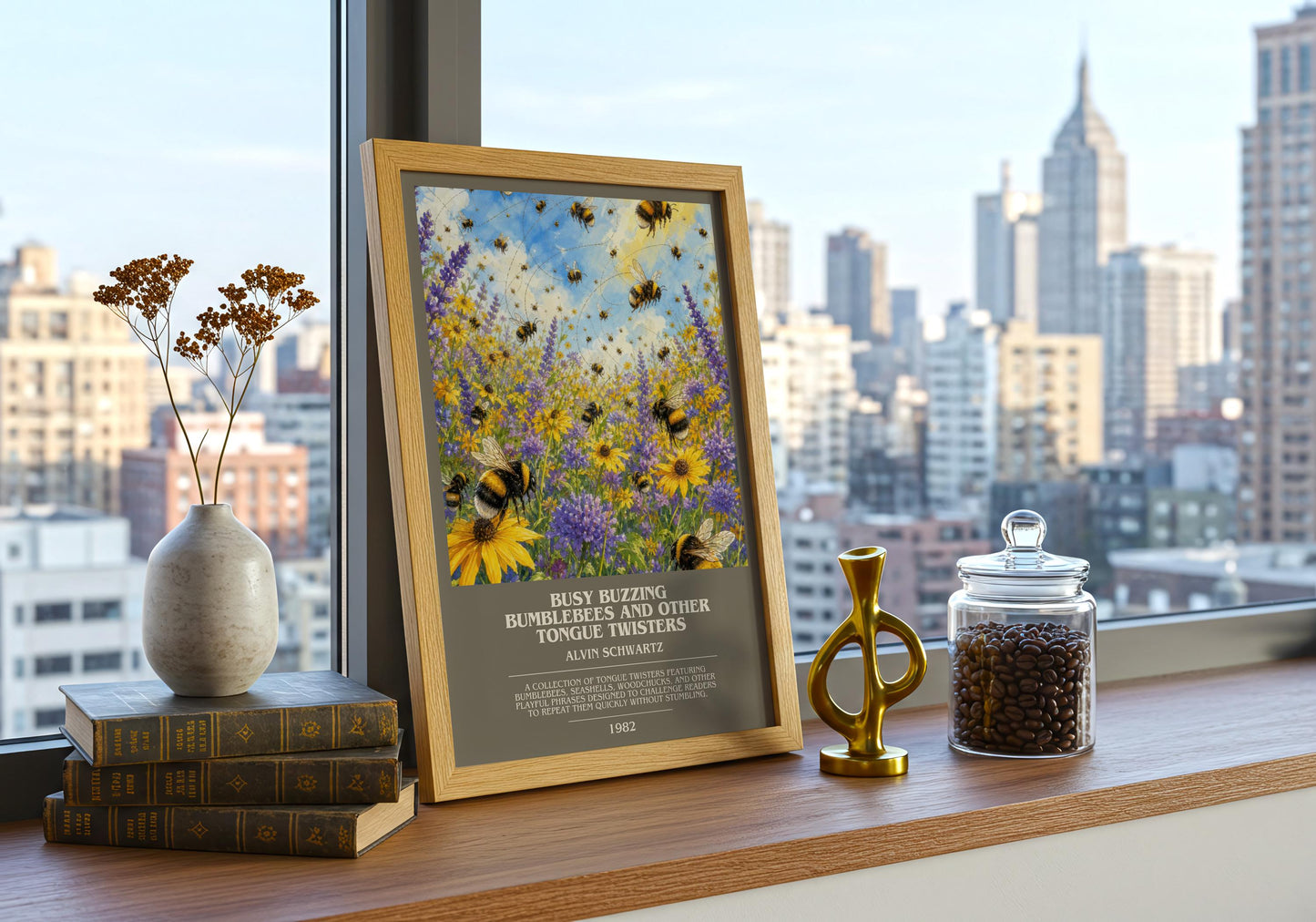 Busy Buzzing Bumblebees And Other Tongue Twisters Bookish Wall Art –
