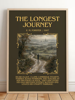 The Longest Journey Minimalist Book Poster by E. M. Forster – image 2
