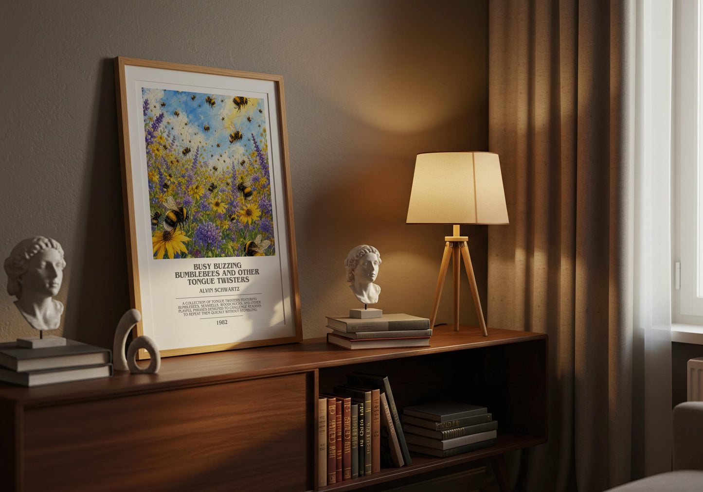 Busy Buzzing Bumblebees And Other Tongue Twisters Bookish Wall Art –
