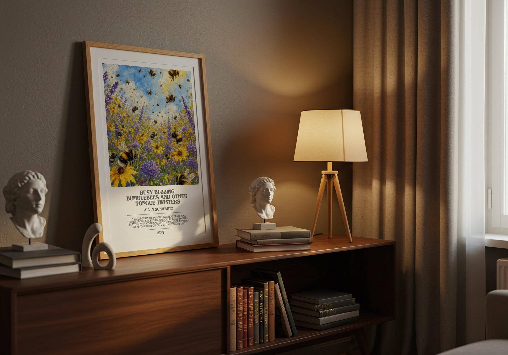 Busy Buzzing Bumblebees And Other Tongue Twisters Bookish Wall Art –