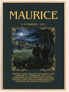 Maurice Minimalist Book Poster by E. M. Forster – image 1