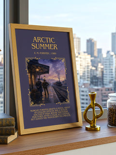 Arctic Summer Minimalist Book Poster by E. M. Forster – image 3