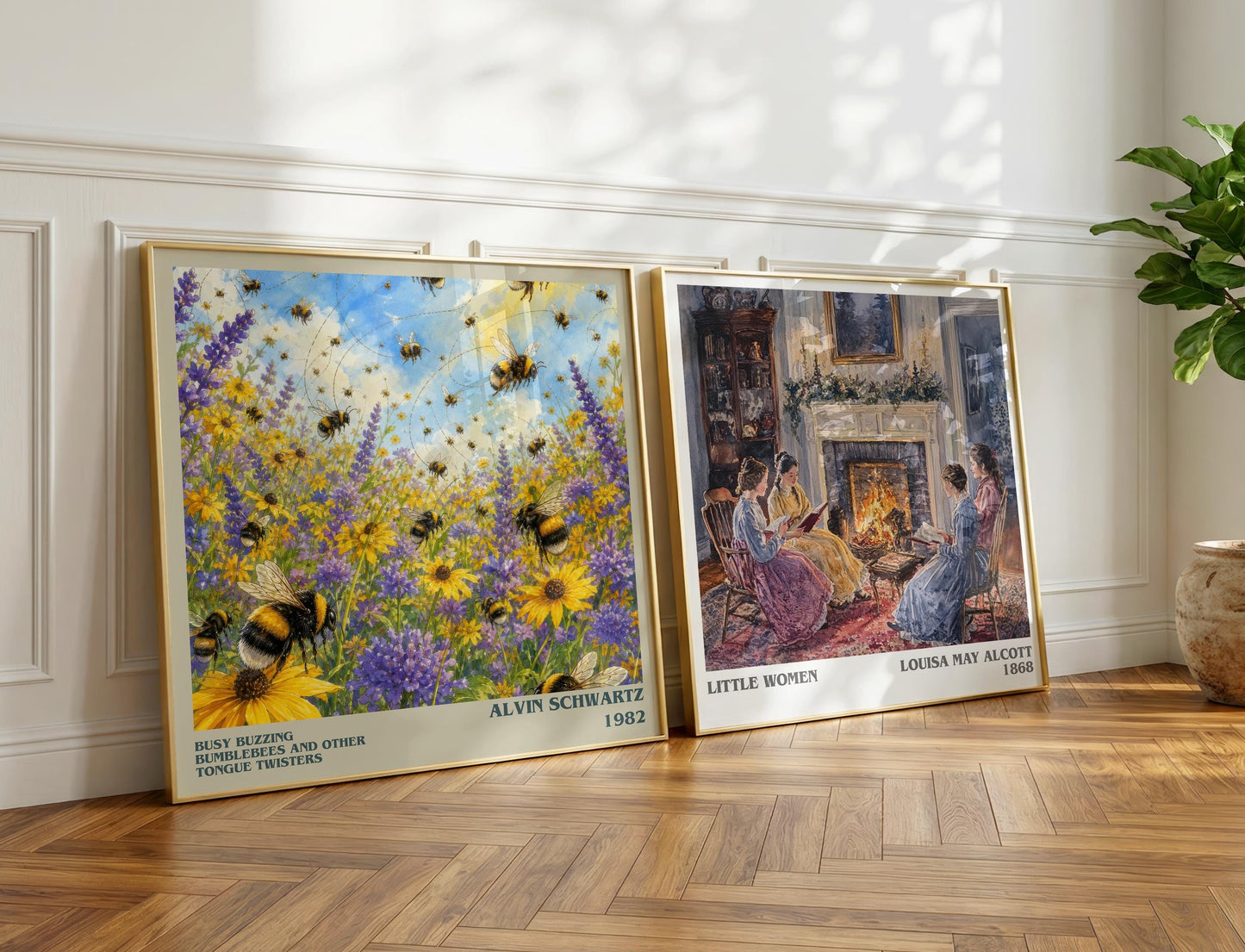 Busy Buzzing Bumblebees And Other Tongue Twisters Literary Art Print