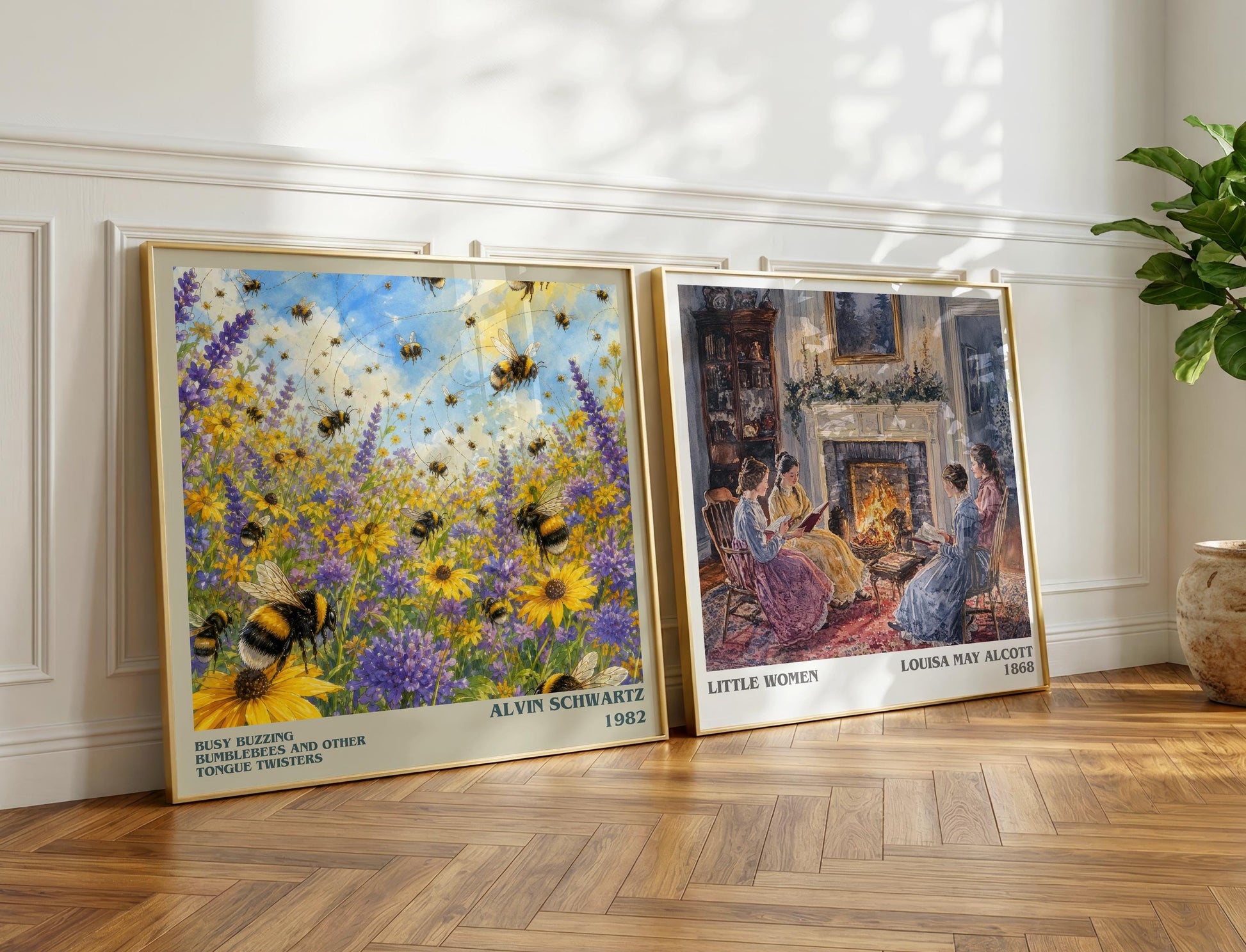 Busy Buzzing Bumblebees And Other Tongue Twisters Literary Art Print