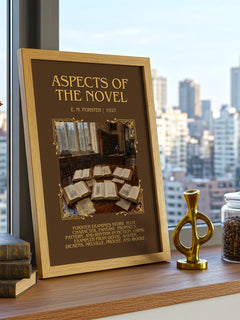 Aspects Of The Novel Minimalist Book Poster by E. M. Forster – image 3