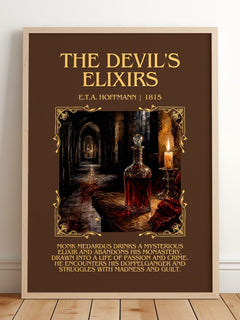 The Devil'S Elixirs Minimalist Book Poster by E.T.A. Hoffmann – image 2