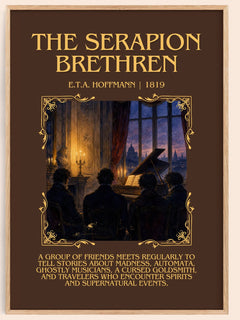 The Serapion Brethren Minimalist Book Poster by E.T.A. Hoffmann – image 1