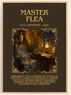 Master Flea Minimalist Book Poster by E.T.A. Hoffmann – image 1