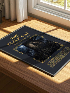 The Black Cat Minimalist Book Poster by Edgar Allan Poe – image 4