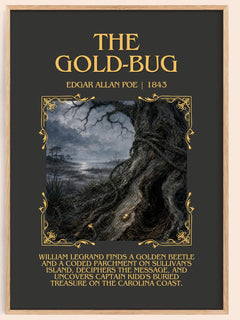 The Gold-Bug Minimalist Book Poster by Edgar Allan Poe – image 1