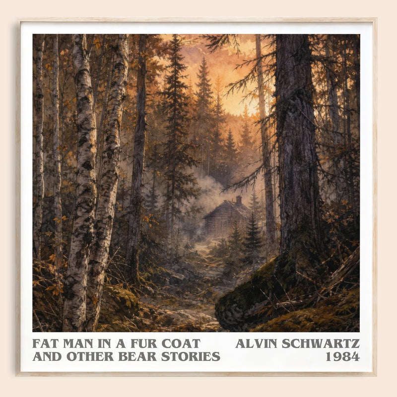 Fat Man In A Fur Coat And Other Bear Stories Literary Art Print – A.