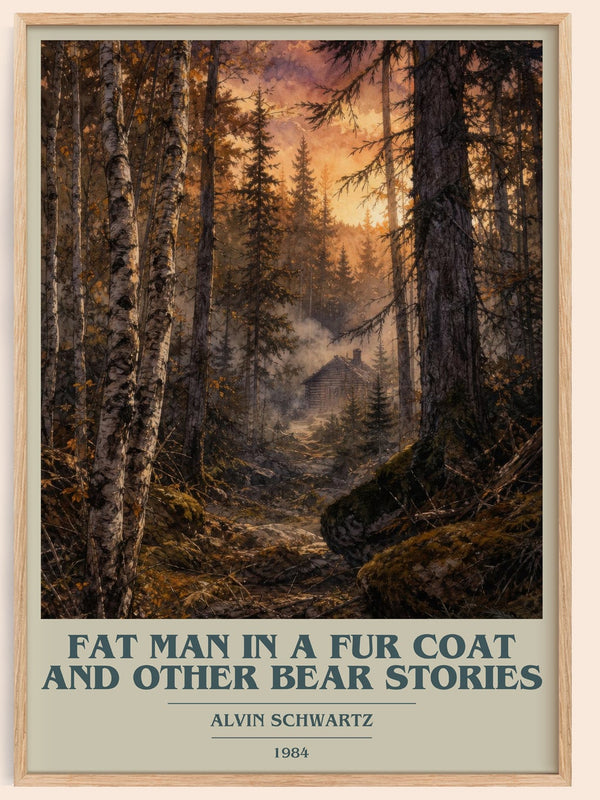 Fat Man In A Fur Coat And Other Bear Stories Book Cover Poster – A.