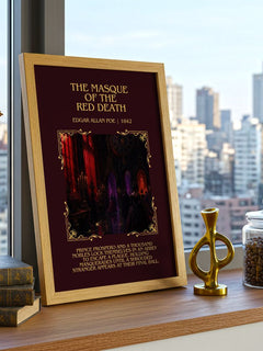 The Masque Of The Red Death Minimalist Book Poster by Edgar Allan Poe – image 3