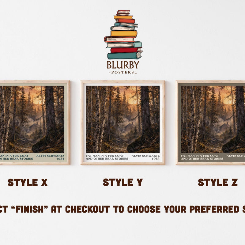 Fat Man In A Fur Coat And Other Bear Stories Literary Art Print – A.