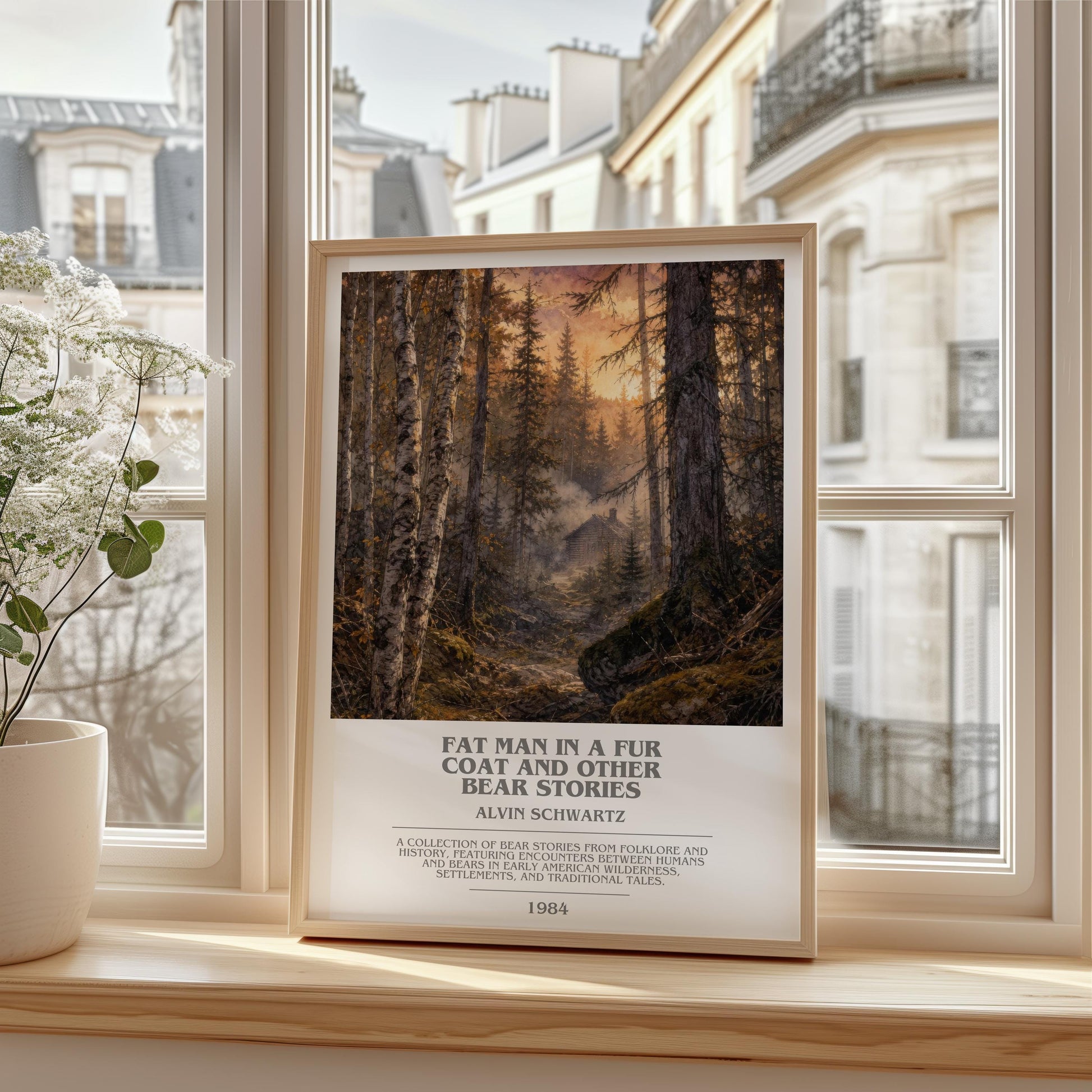 Fat Man In A Fur Coat And Other Bear Stories Bookish Wall Art – A.