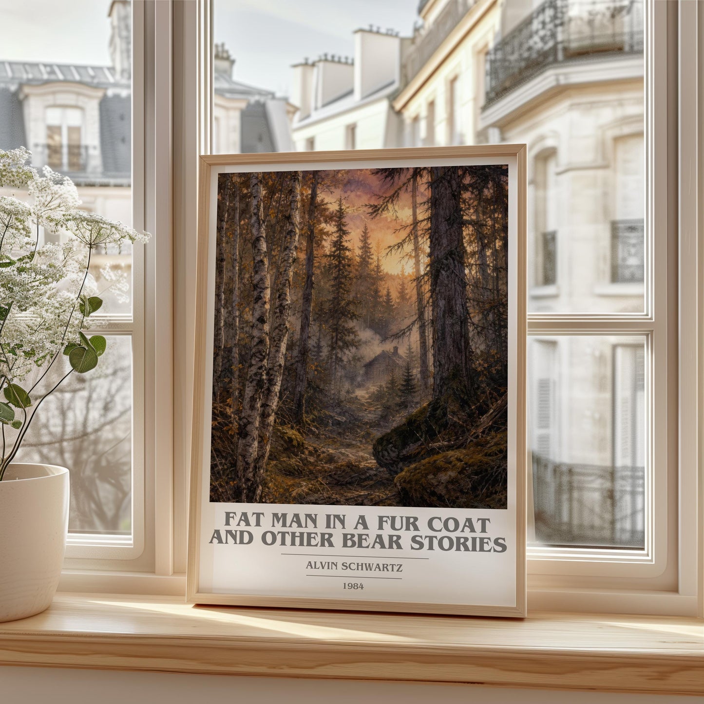 Fat Man In A Fur Coat And Other Bear Stories Book Cover Poster – A.