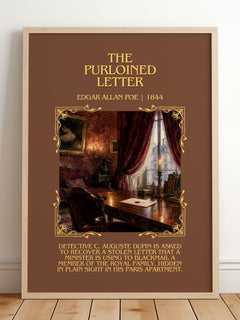 The Purloined Letter Minimalist Book Poster by Edgar Allan Poe – image 2