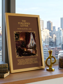 The Purloined Letter Minimalist Book Poster by Edgar Allan Poe – image 3