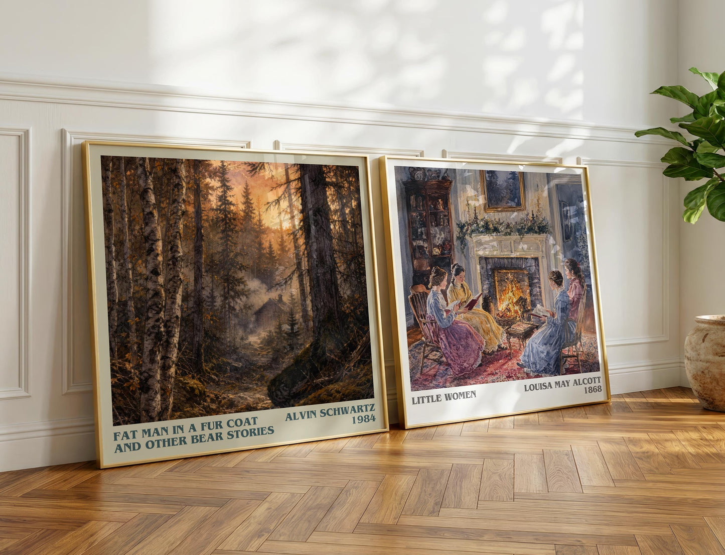Fat Man In A Fur Coat And Other Bear Stories Literary Art Print – A.