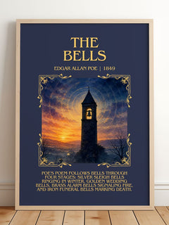 The Bells Minimalist Book Poster by Edgar Allan Poe – image 2