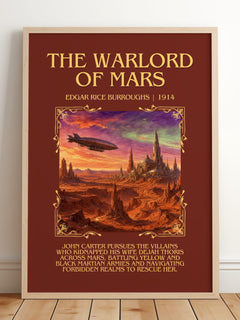 The Warlord Of Mars Minimalist Book Poster by Edgar Rice Burroughs – image 2