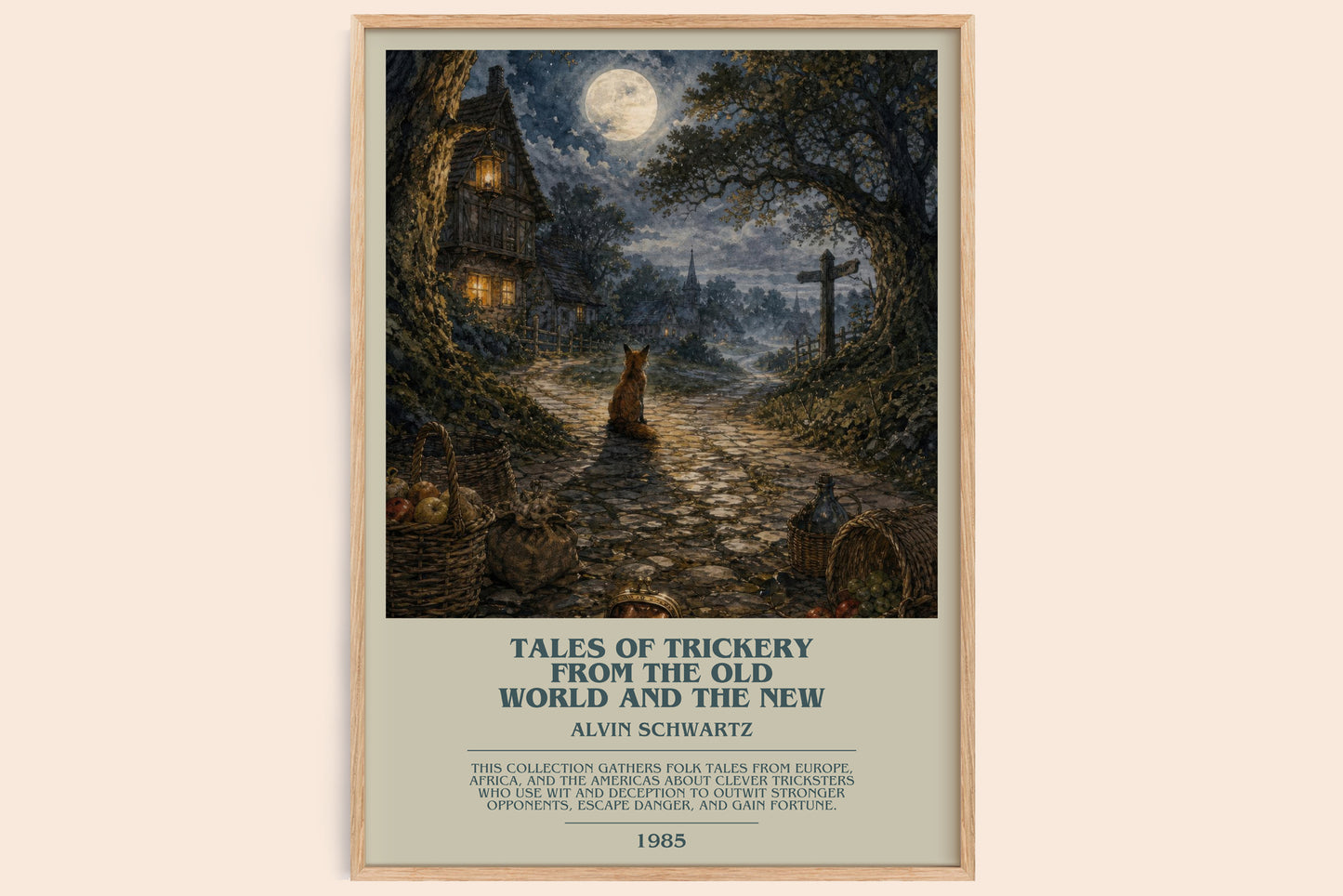 Tales Of Trickery From The Old World And The New Bookish Wall Art –