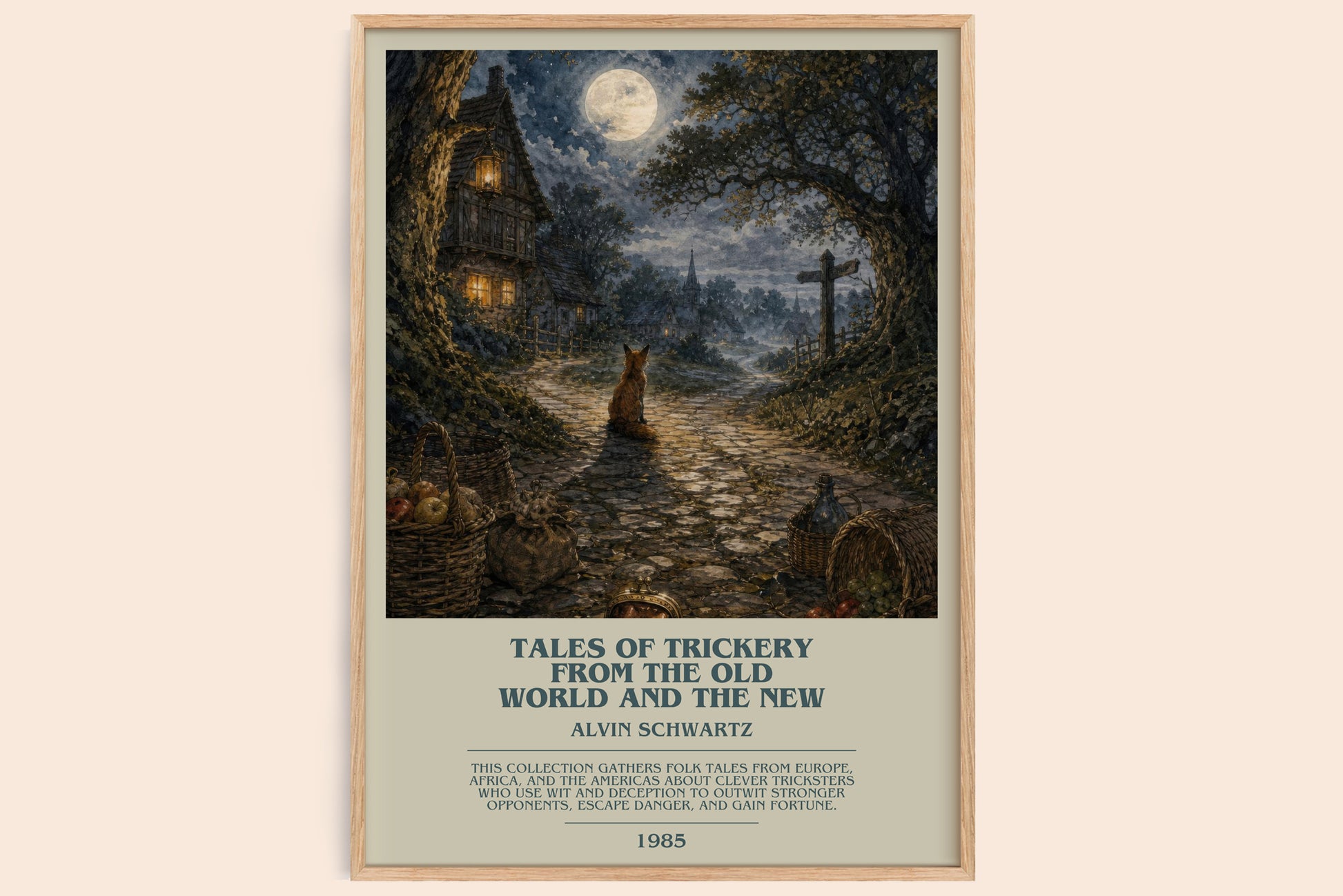 Tales Of Trickery From The Old World And The New Bookish Wall Art –