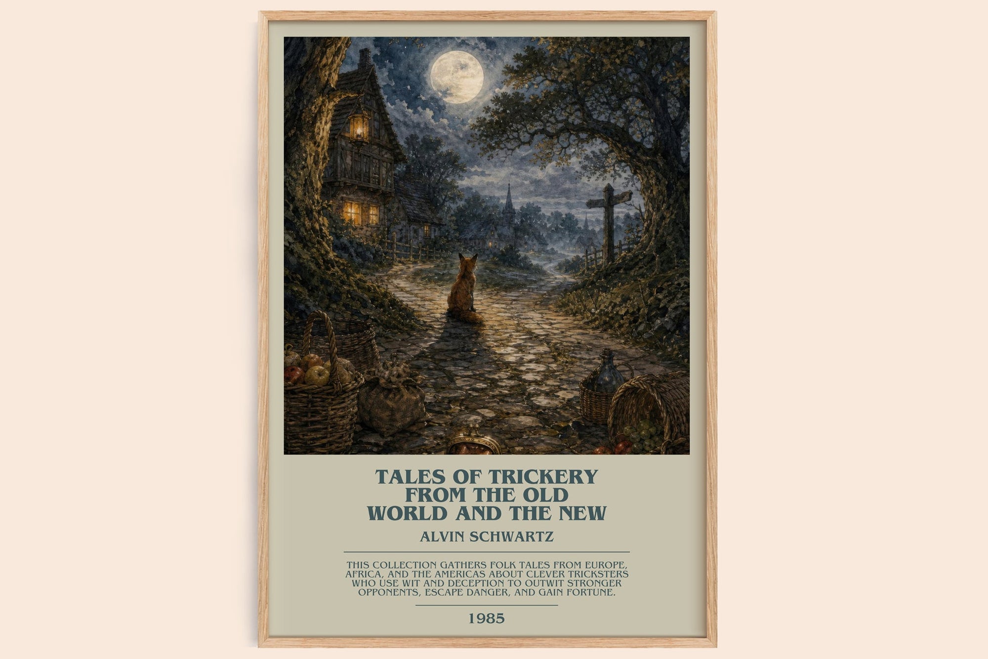 Tales Of Trickery From The Old World And The New Bookish Wall Art –