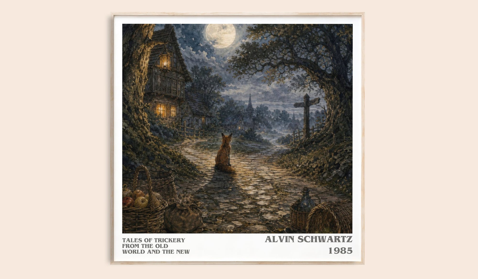Tales Of Trickery From The Old World And The New Literary Art Print –