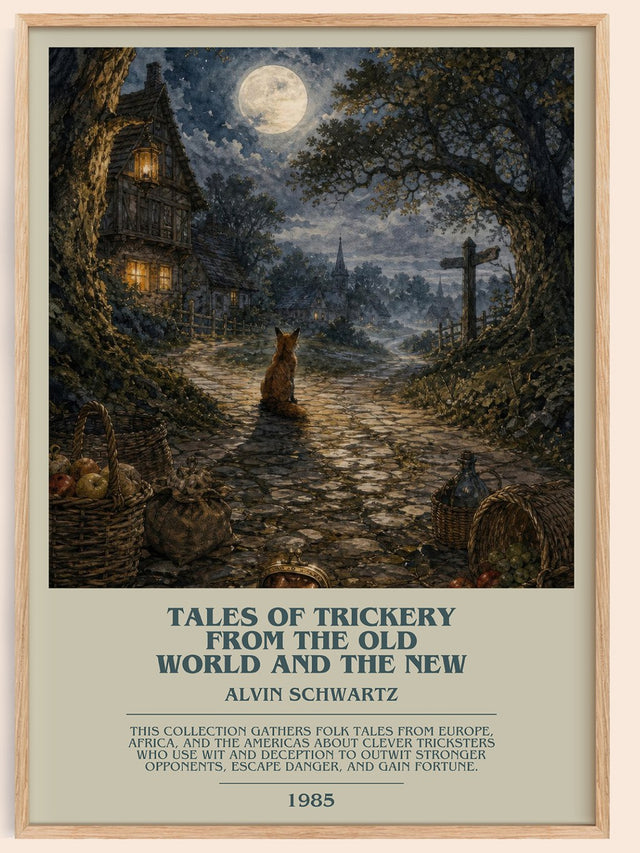 Tales Of Trickery From The Old World And The New Bookish Wall Art –
