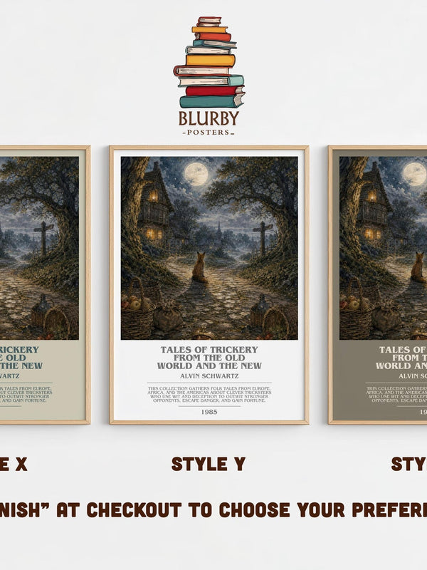 Tales Of Trickery From The Old World And The New Bookish Wall Art –