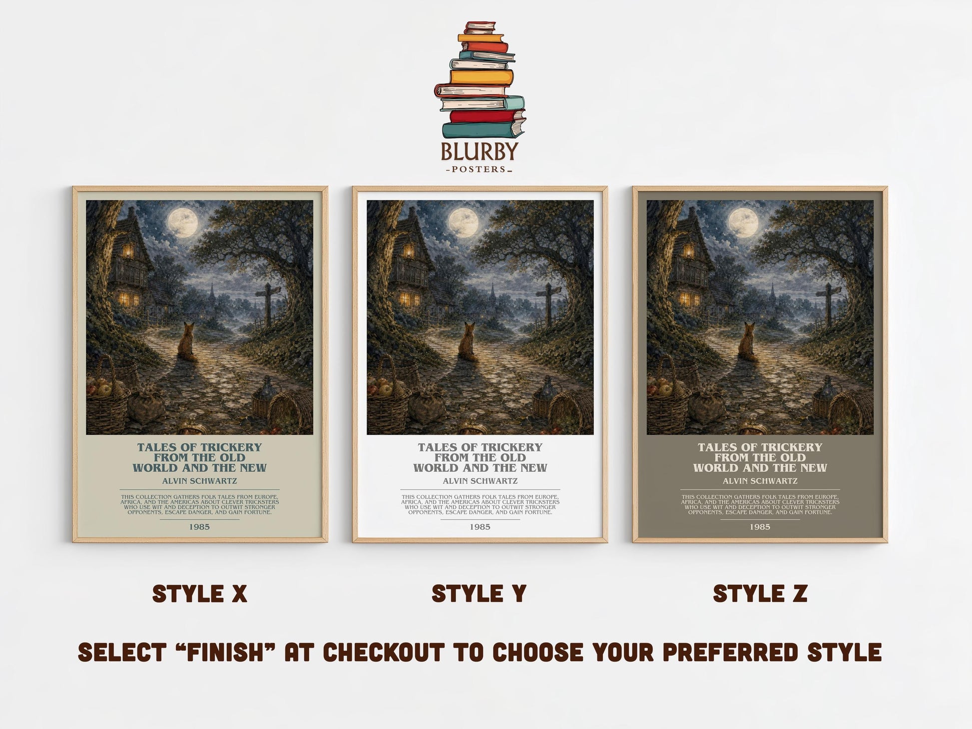 Tales Of Trickery From The Old World And The New Bookish Wall Art –