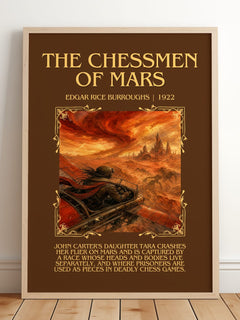 The Chessmen Of Mars Minimalist Book Poster by Edgar Rice Burroughs – image 2